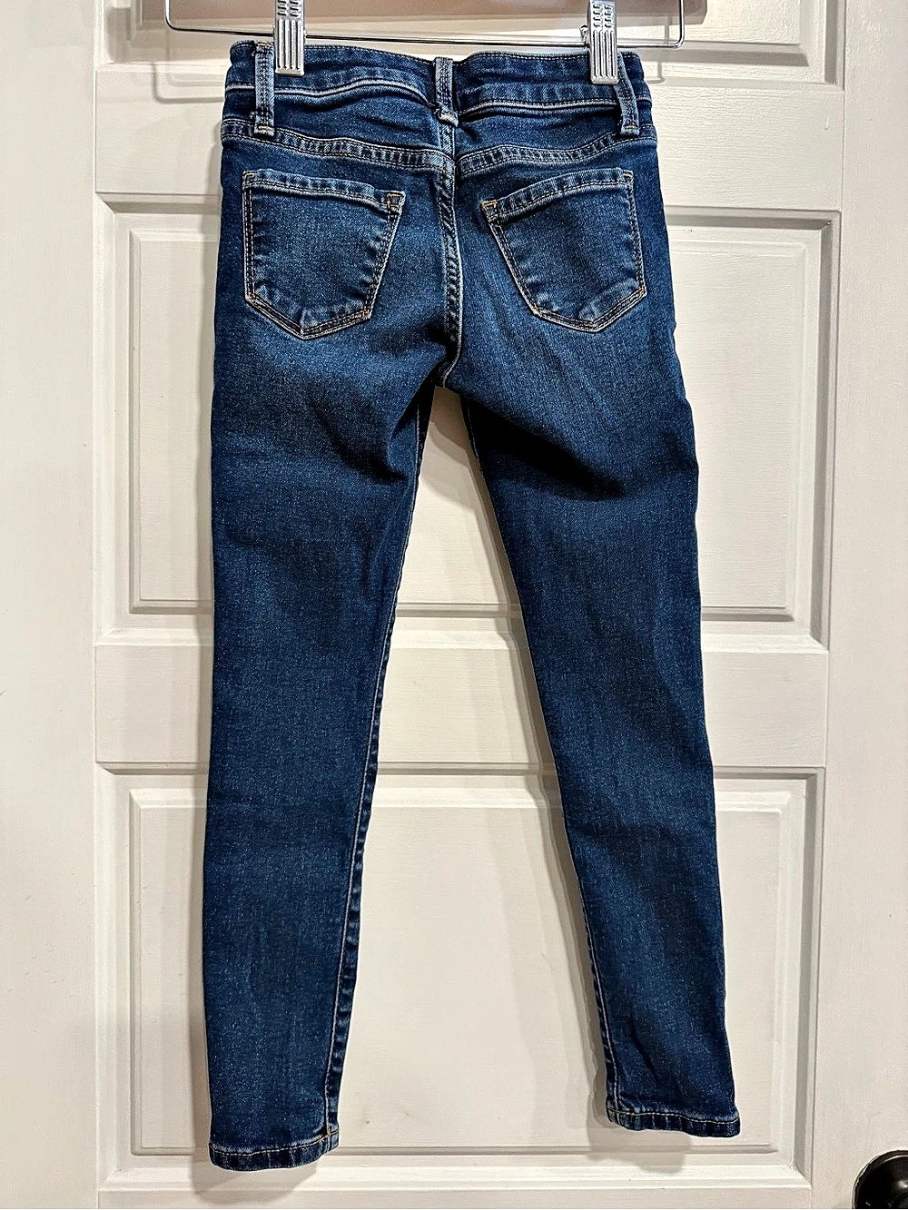 Gap Super Skinny Girls Size 6 Blue Jeans Like New - Picture 3 of 3